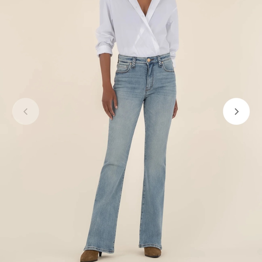 Kut from the Kloth Ana Fab Ab High Rise Flare 2 jeans